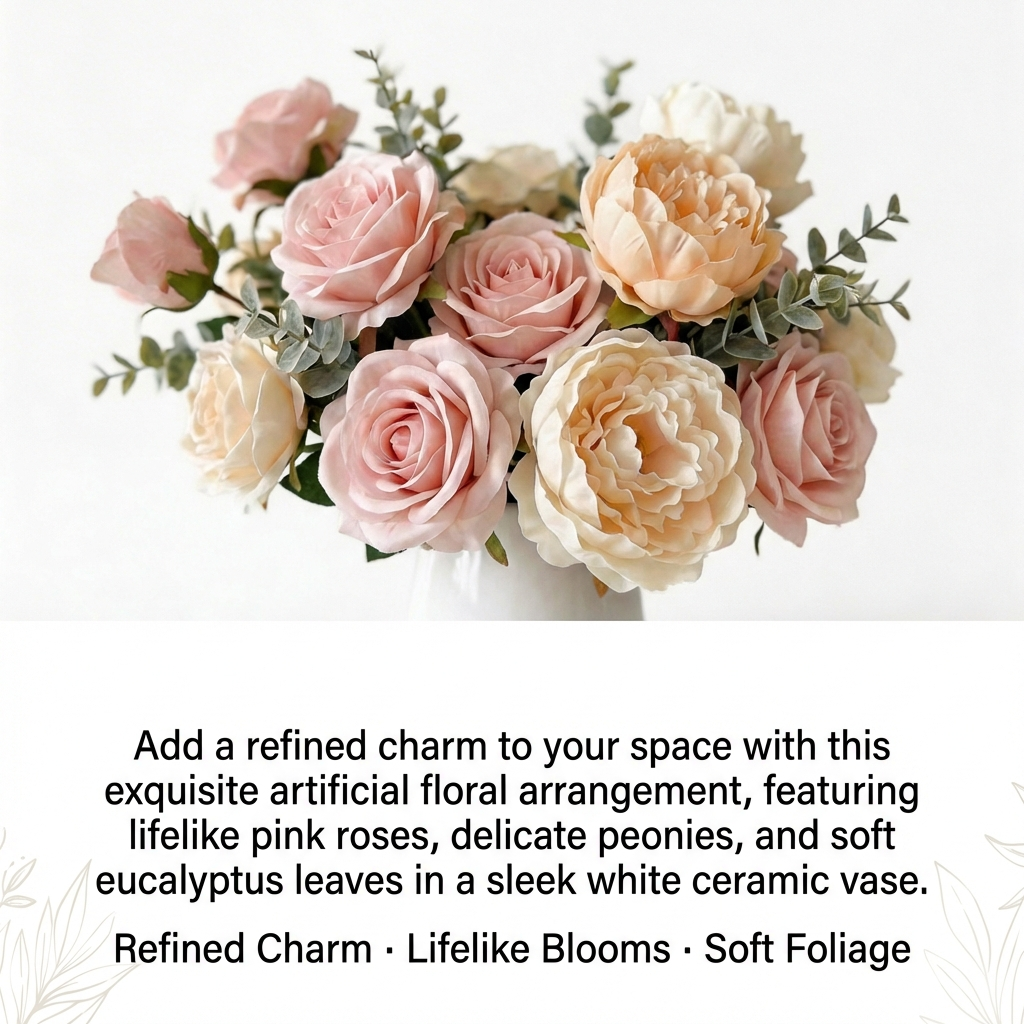 Gift-Ready | Sophisticated Floral Design | Realistic Bouquet