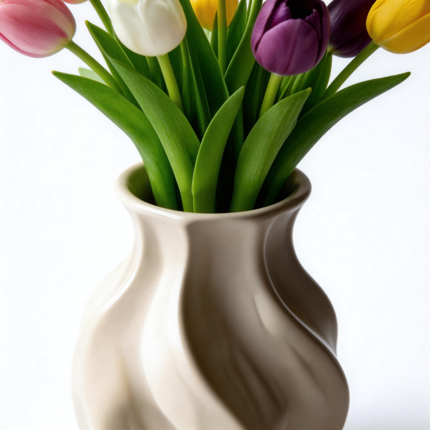 Gift-Ready | Modern Tulip Floral Charm | Timeless Artificial Arrangement