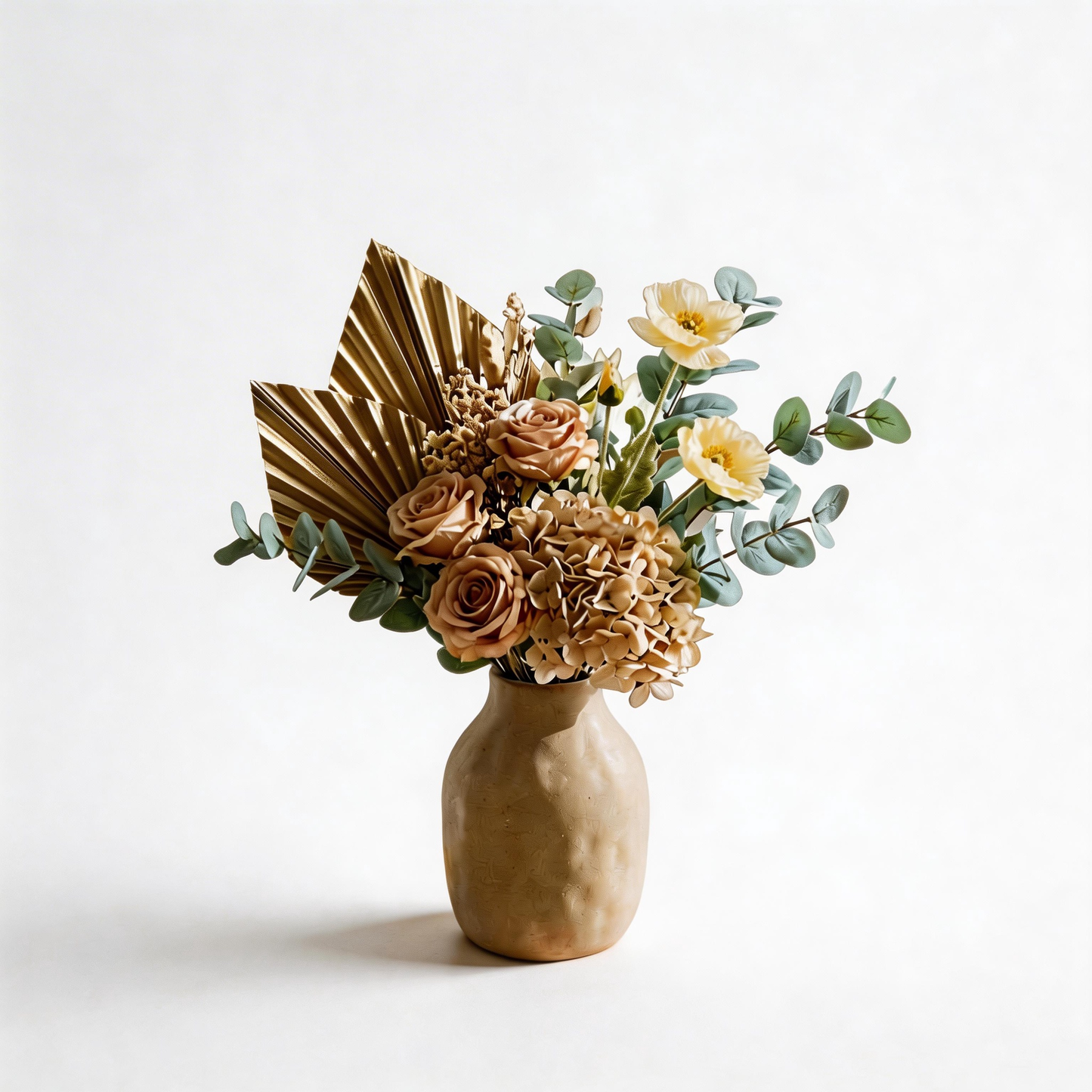 Gift-Ready | Rustic Neutral Floral Charm | Everlasting Faux Bouquet